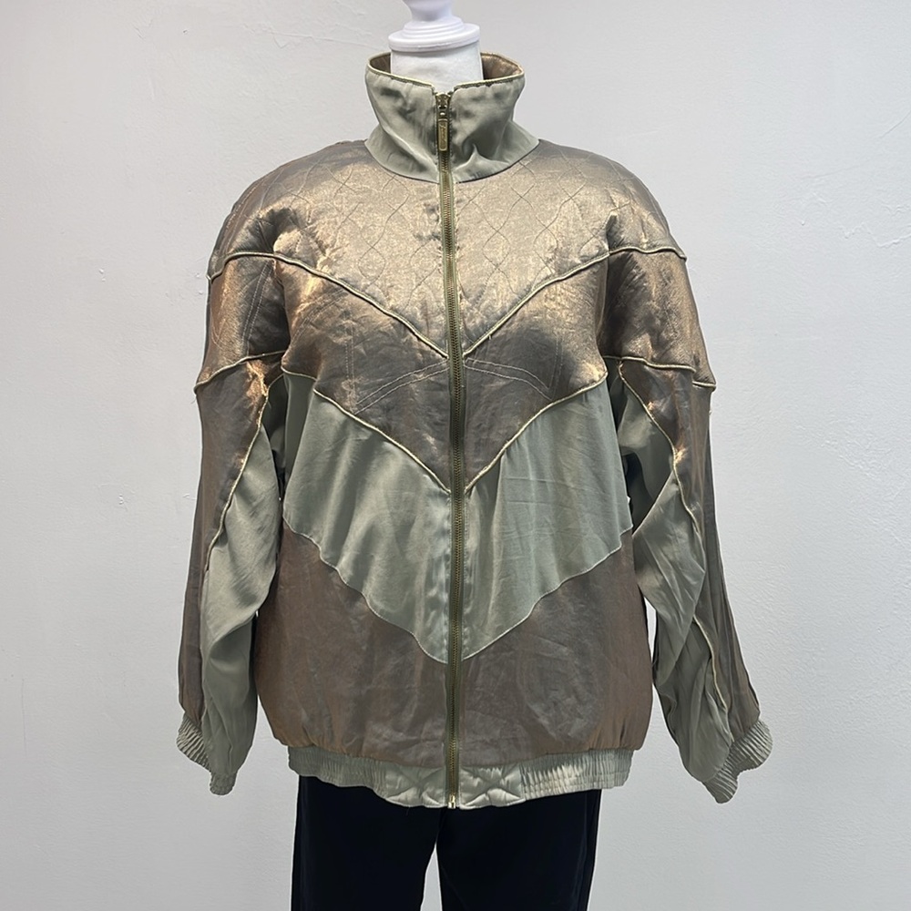 Vintage Janeve Gold Iridescent Windbreaker